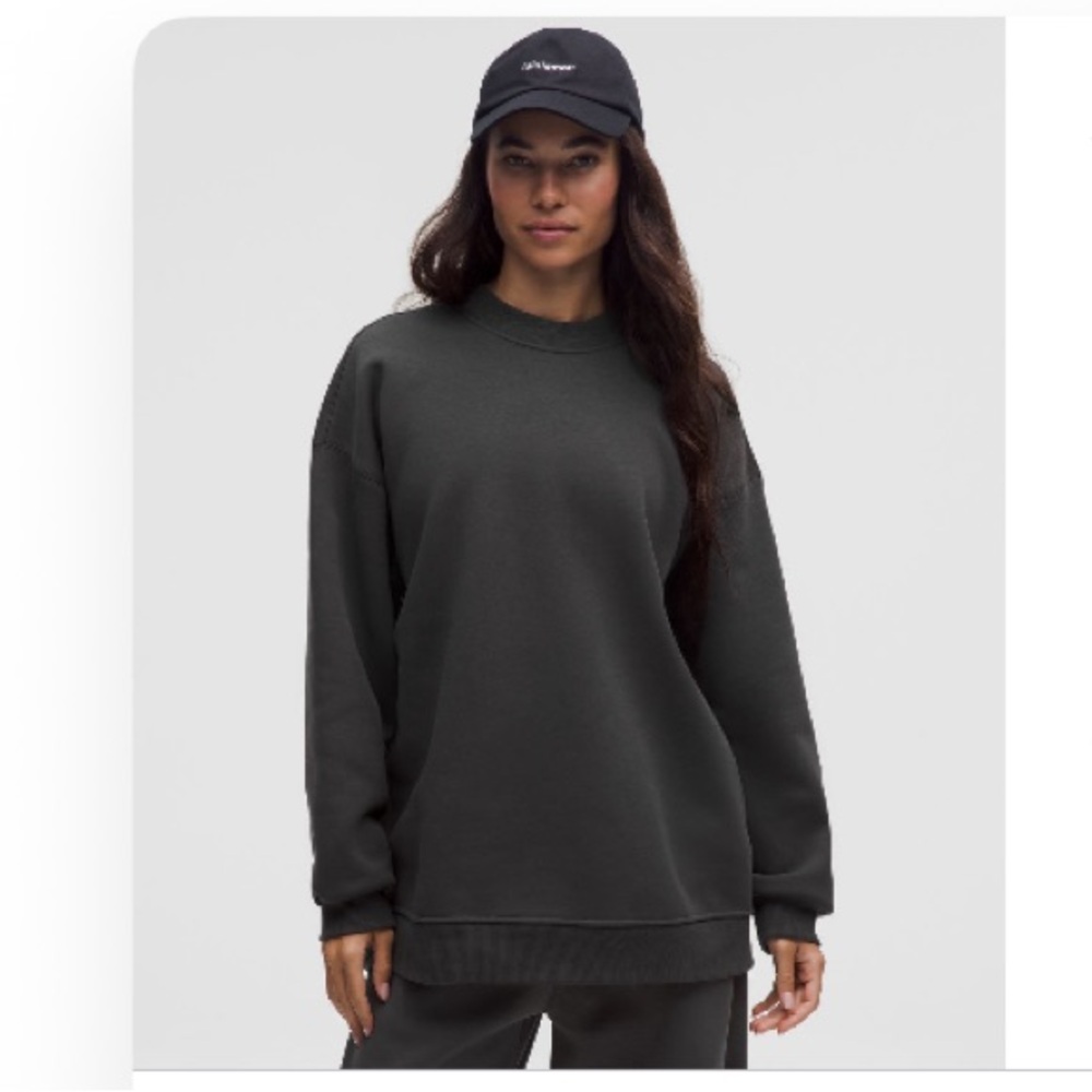 *NWT* Lululemon Big Cozy Ultra-Oversized Crew in Graphite Gray Size XL Women’s